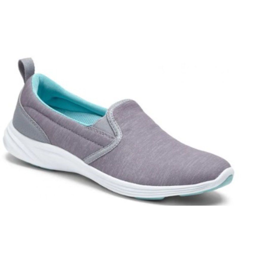 Vionic Kea Gray Orthotic Sport Walking Shoes Womens Size 7 ASR1271 Slip On